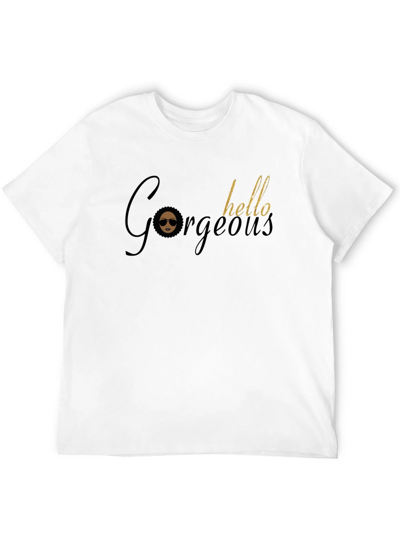 Gorgeous Hello Tee - Stylish Graphic T-Shirt