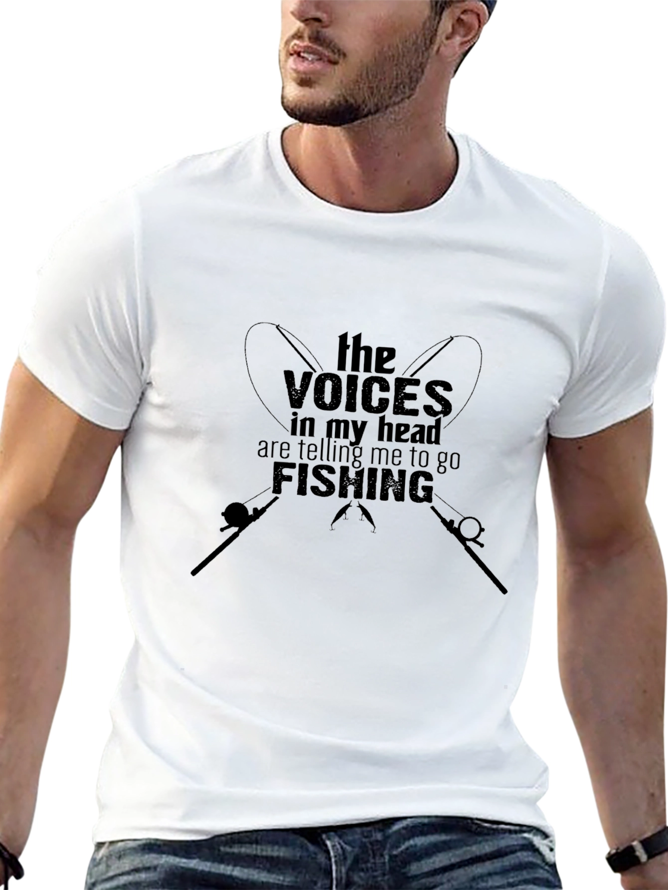 Fishing Voices Mens T-Shirt