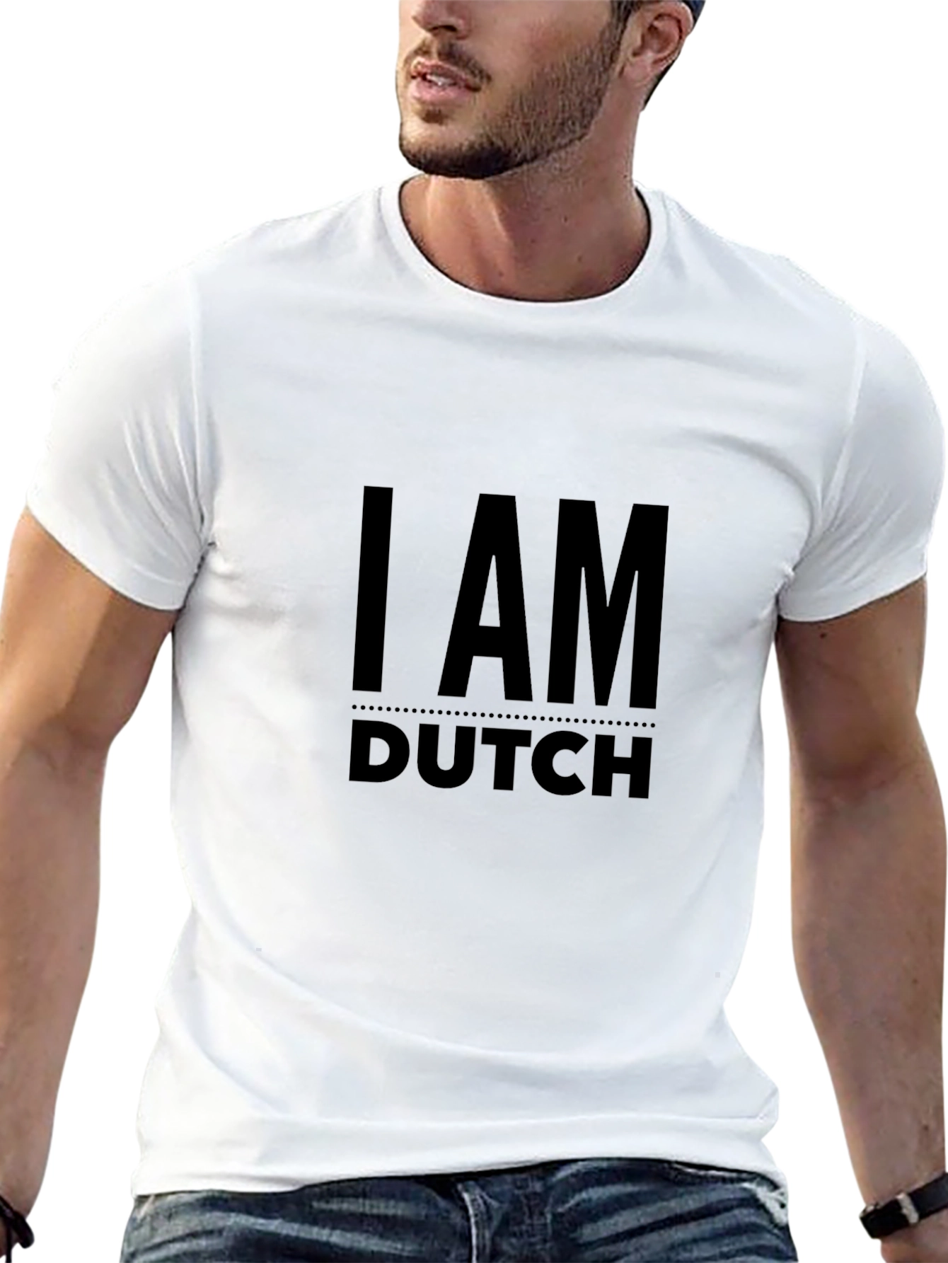 I am Dutch - Black T-Shirt