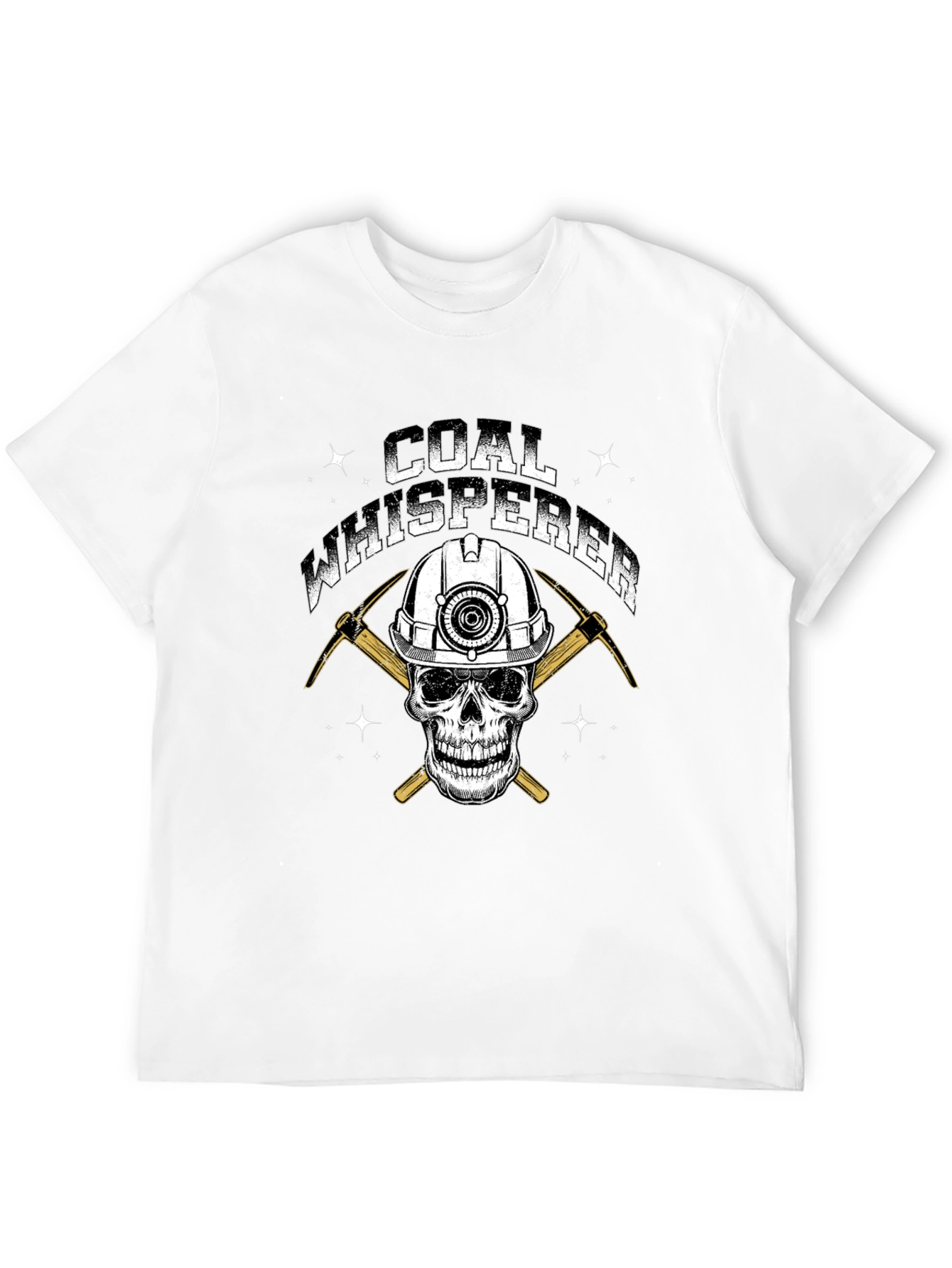 Coal Whisperer Skull Graphic T-Shirt