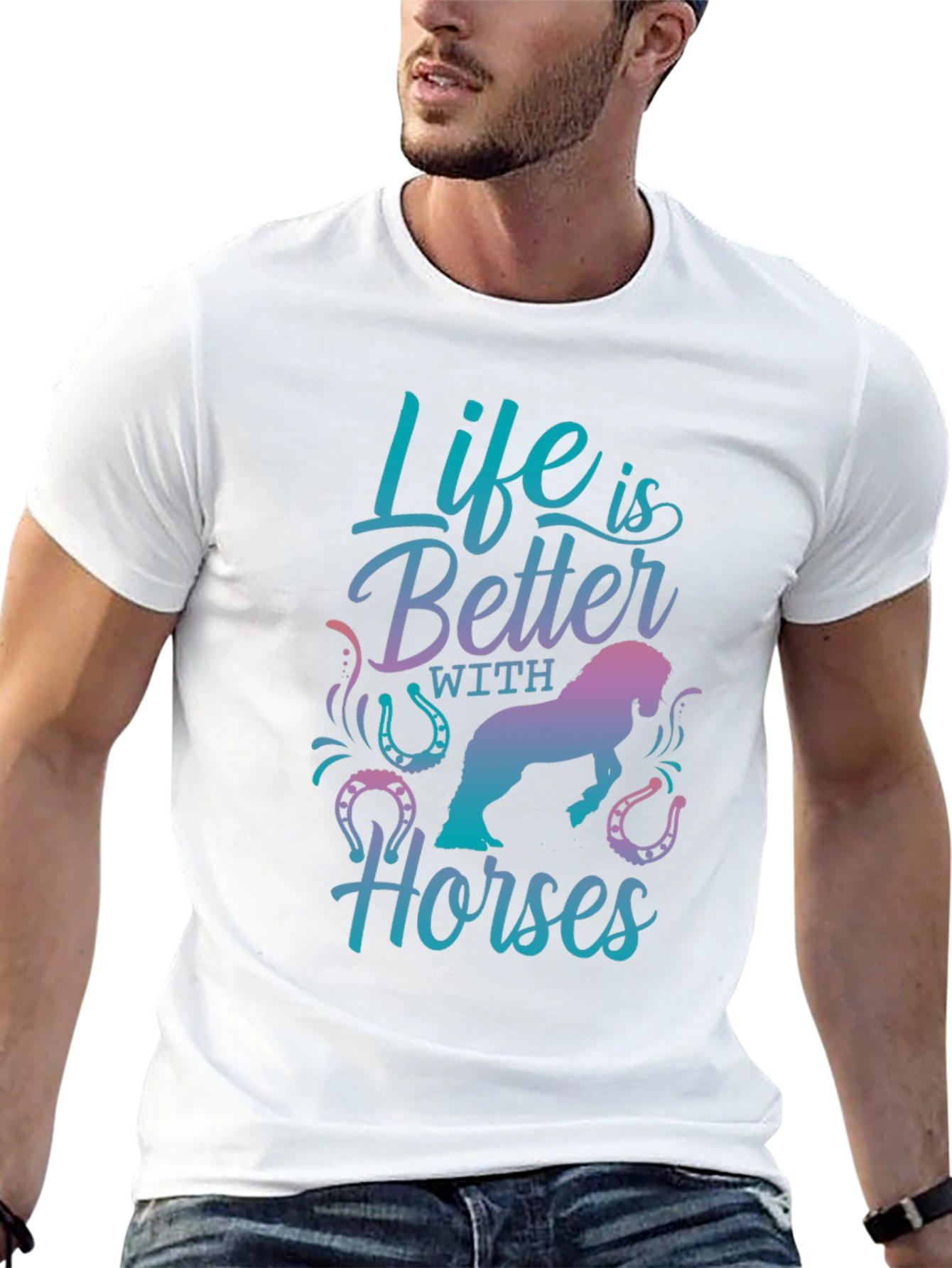 Life is Better with Horses Graphic Tee