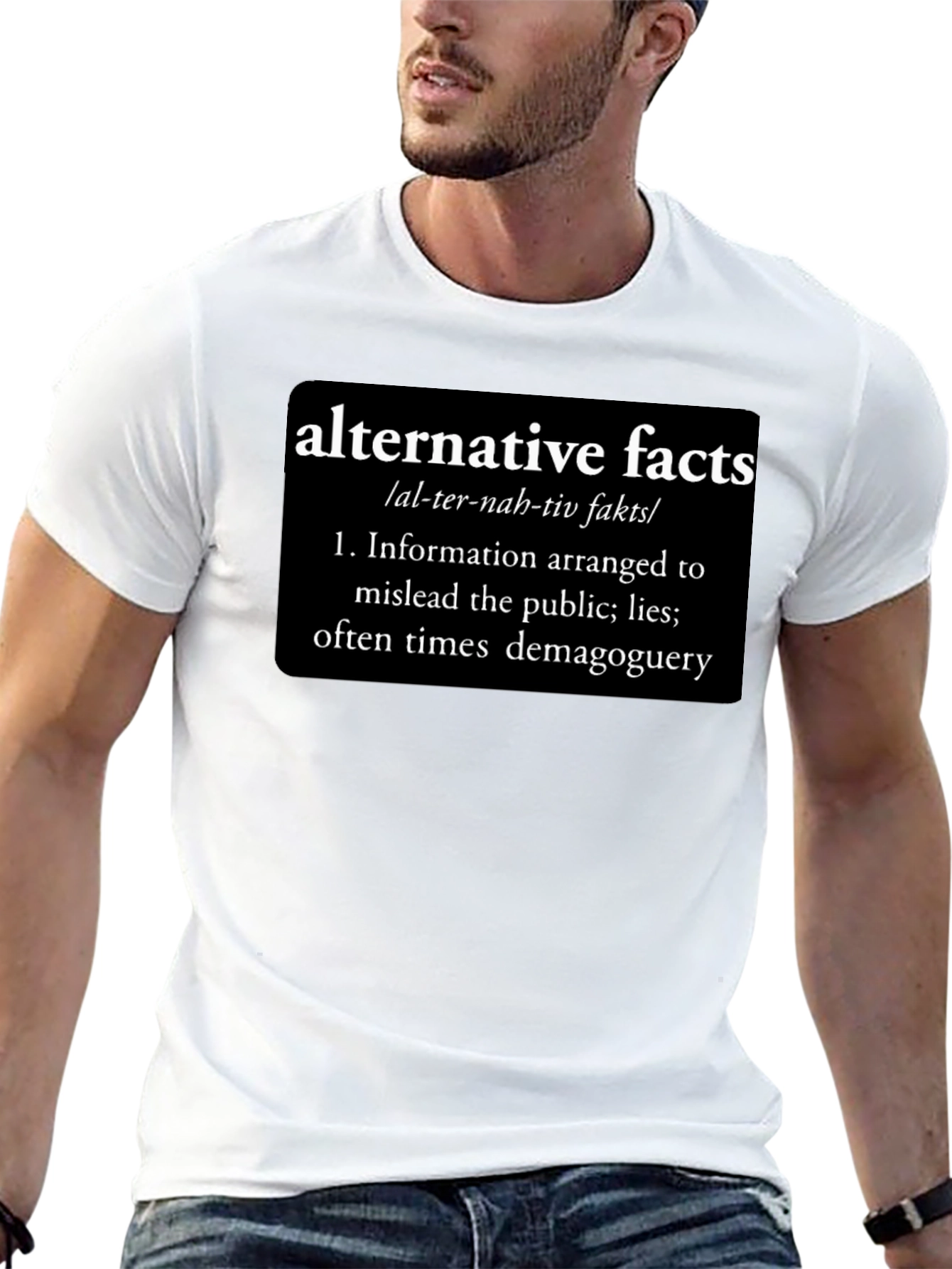 Alternative Facts Definition Graphic Tee - Funny Political Statement