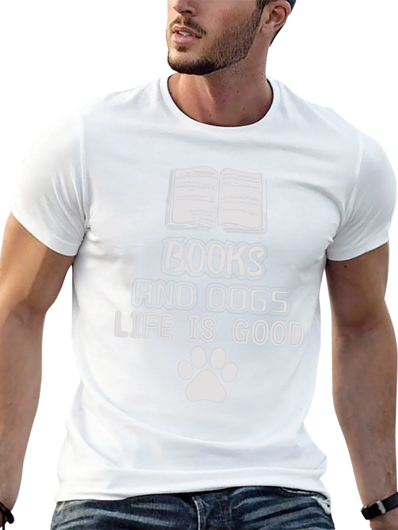 Books and Dogs T-Shirt