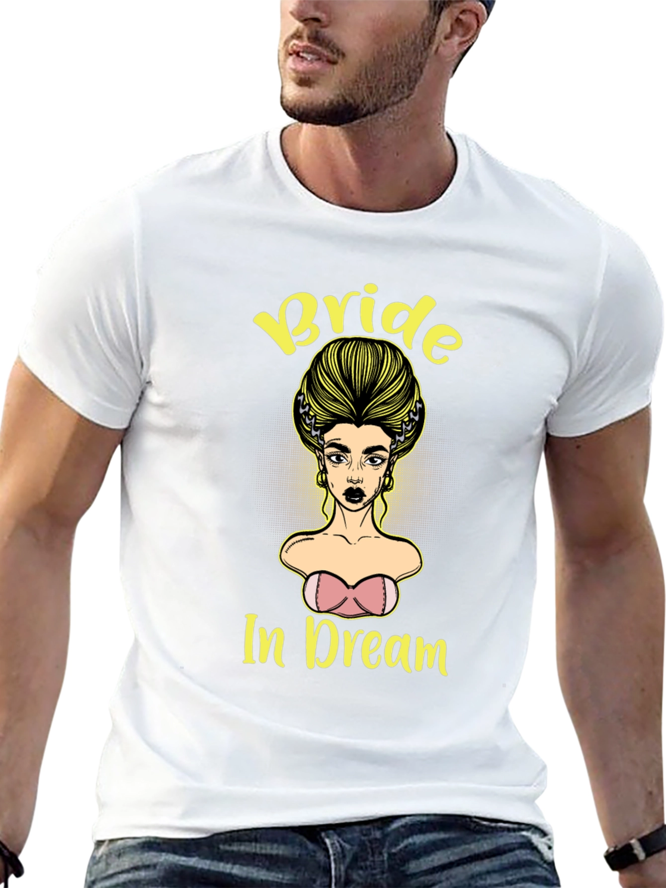 Bride In Dream Graphic Tee - Unique Design