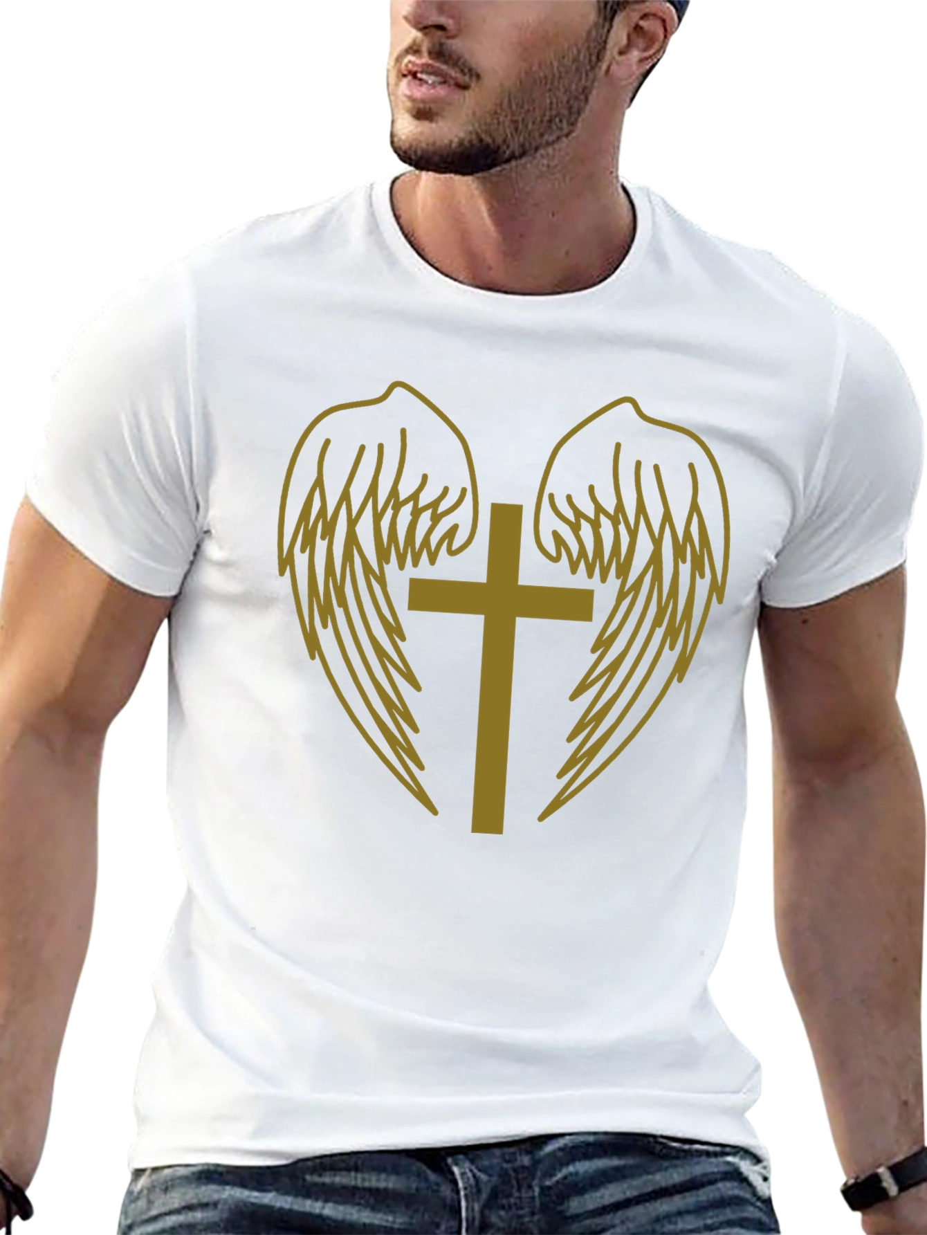 Cross and Wings Graphic Tee