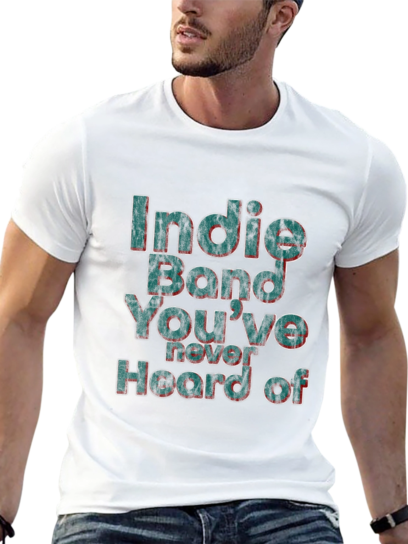 Indie Band T-Shirt - Distressed Funny Novelty Tee