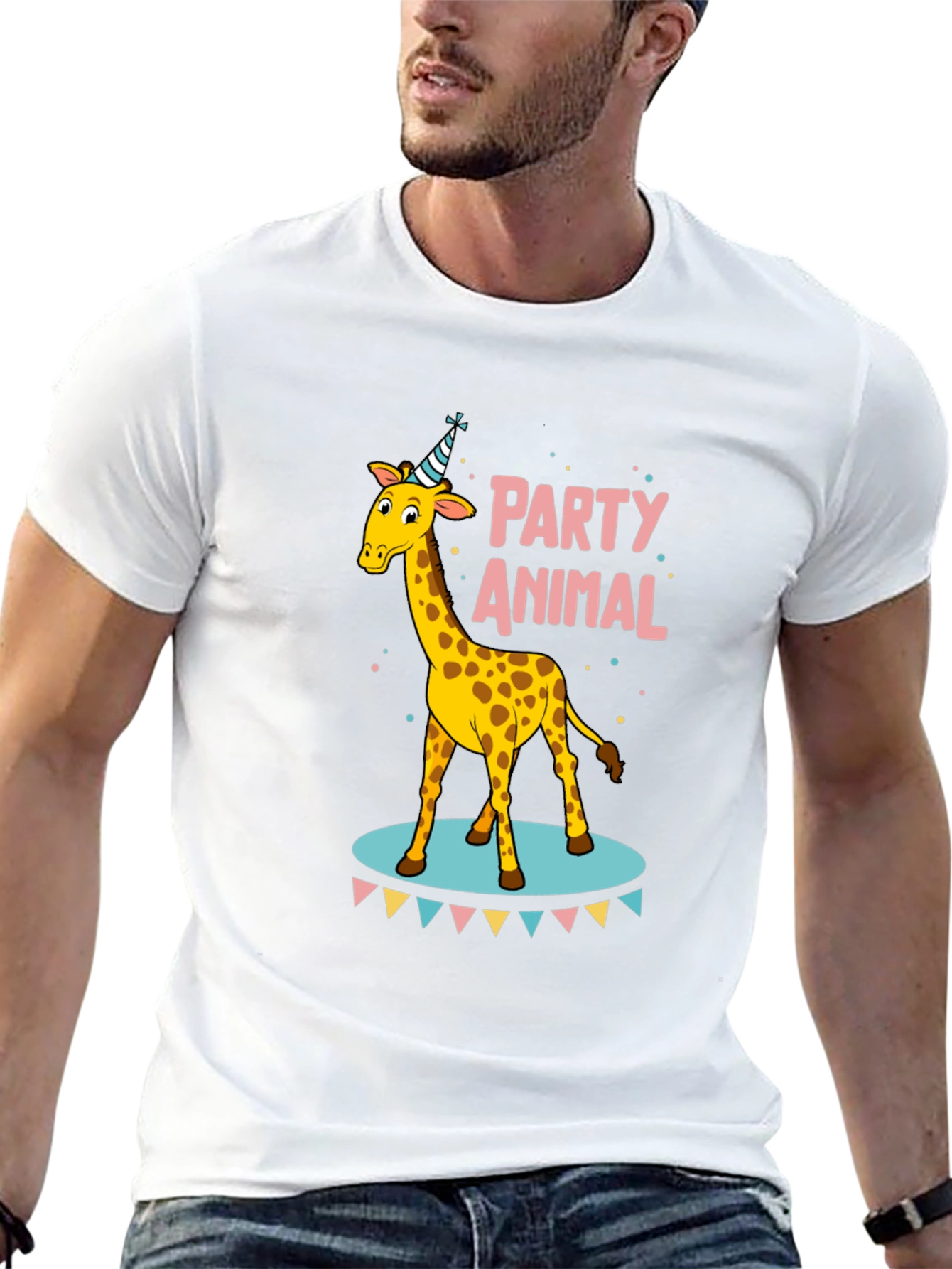 Party Animal Giraffe T-Shirt