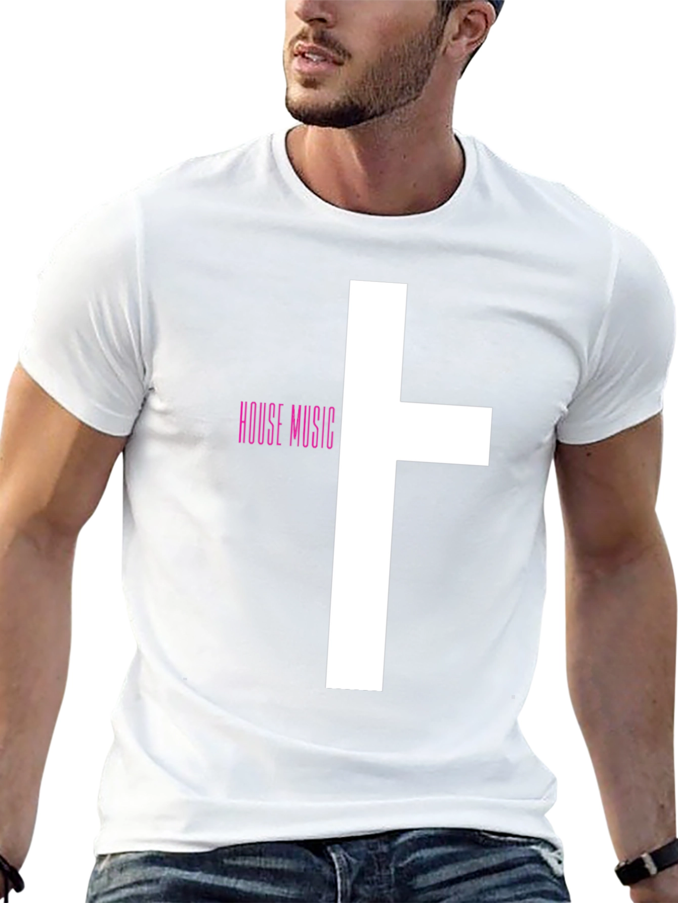 House Music T-Shirt - Trendy Clubbing Tee