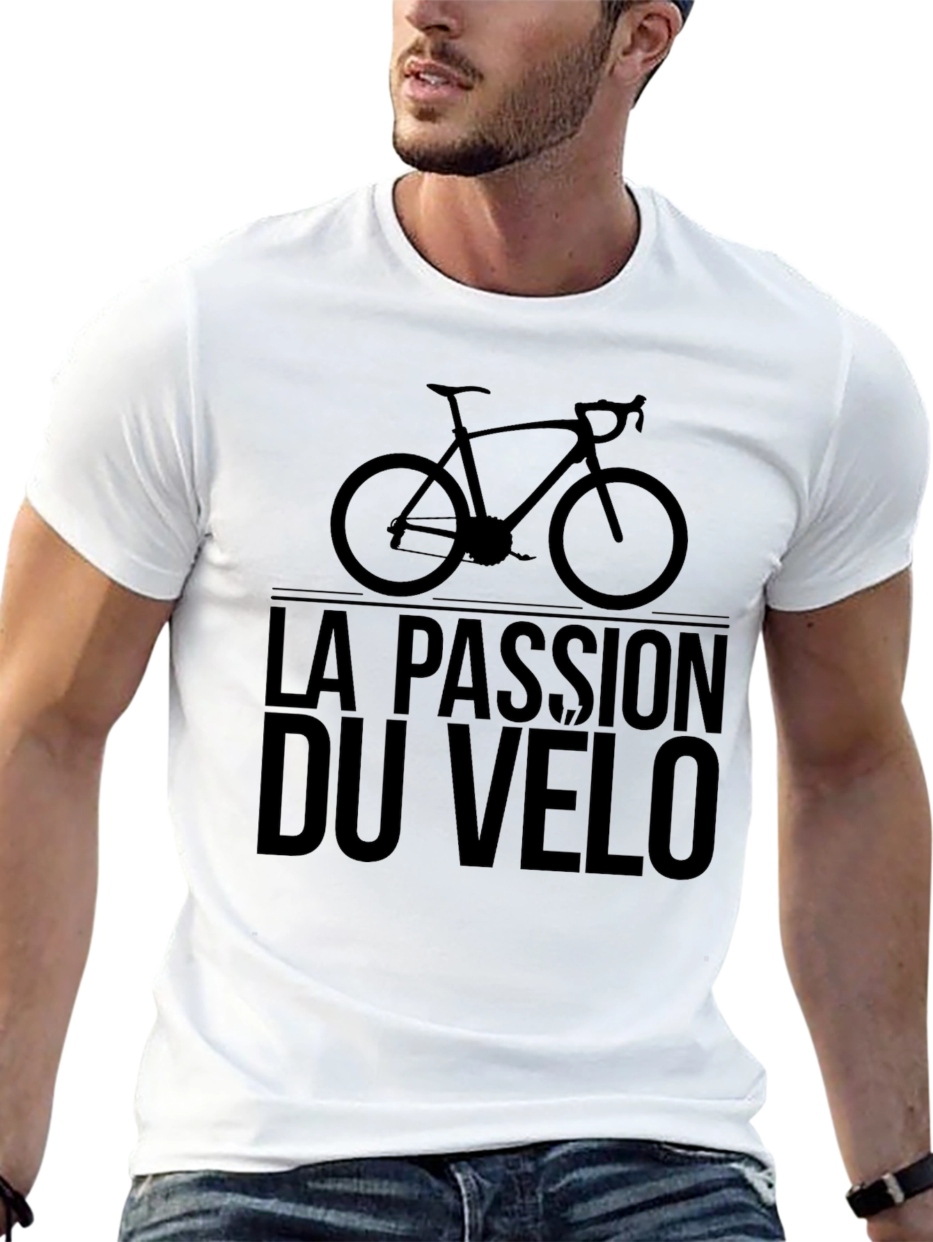 La Passion Du Velo T-Shirt - Cycling Enthusiast Tee