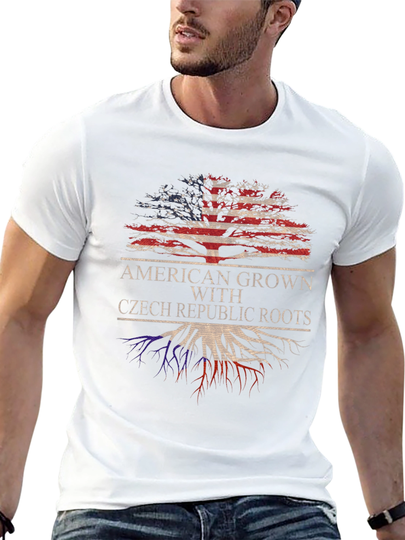 American Czech Roots T-Shirt