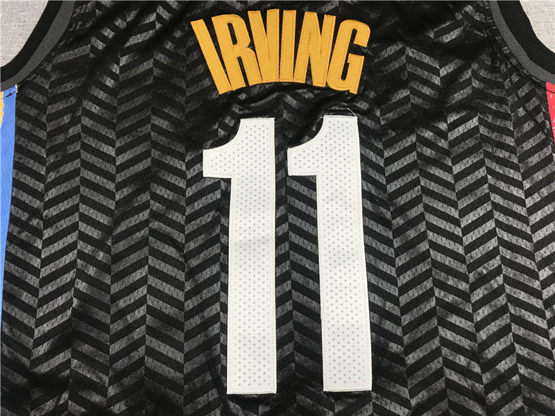 Men's Brooklyn Nets Kyrie Irving Black 2020/21 Swingman Jerseys - City Edition