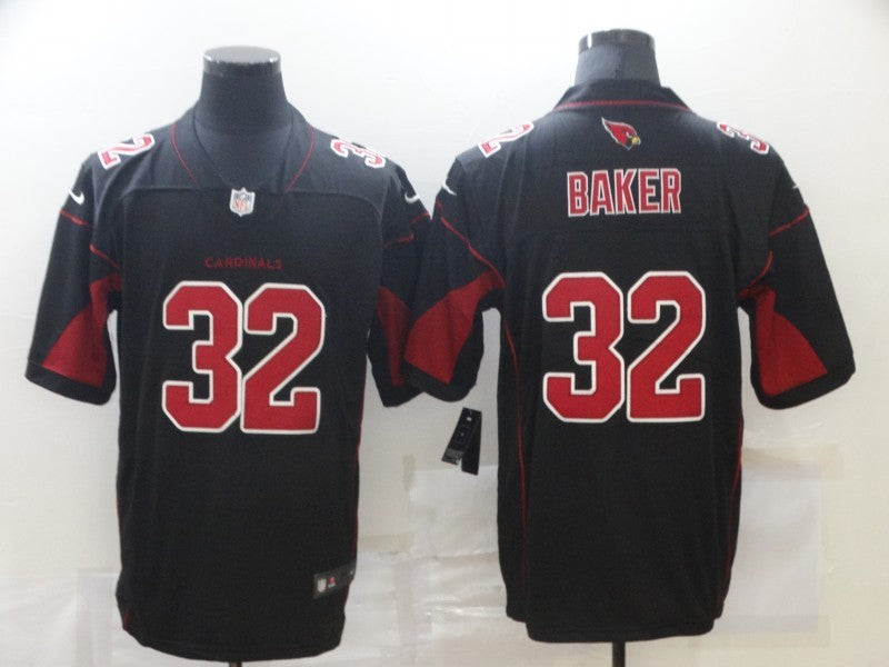 Men's Arizona Cardinals Budda Baker #32 Black Game Jerseys