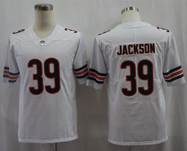 Men's Chicago Bears Eddie Jackson #39 White Player Game Jerseys