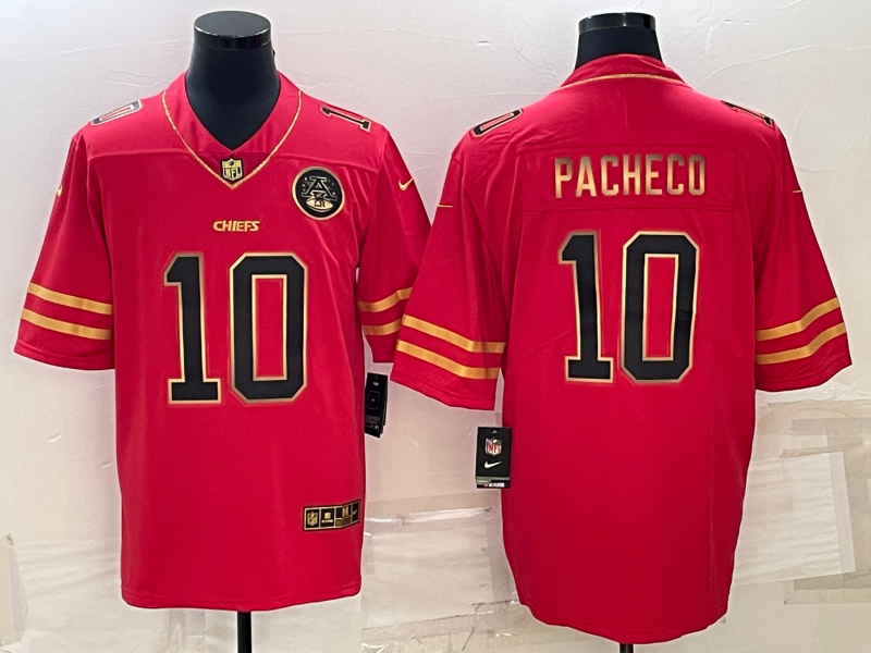 Men's Kansas City Chiefs Isiah Pacheco #10 Red Player Jerseys