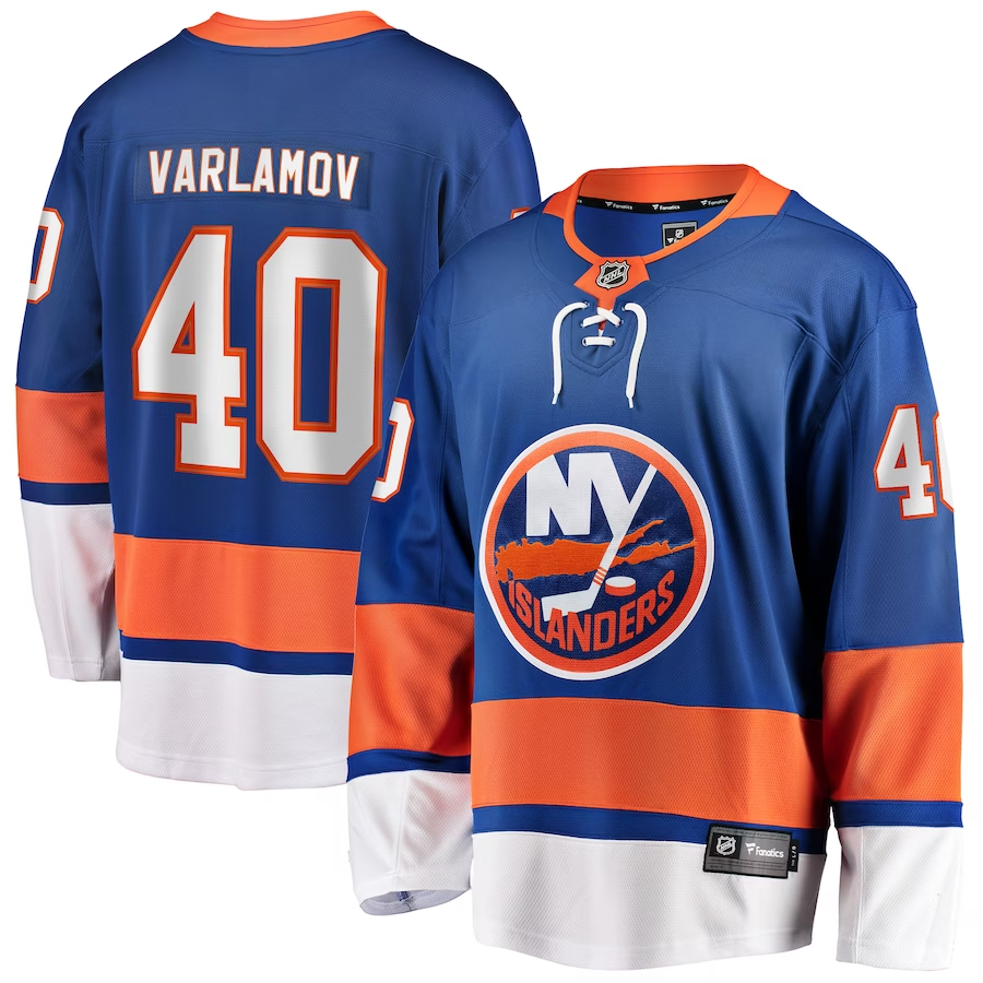 Men's New York Islanders Semyon Varlamov #40 Royal Player Game Jerseys