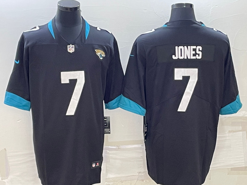 Men's Jacksonville Jaguars Zay Jones #7 Black Game Jerseys