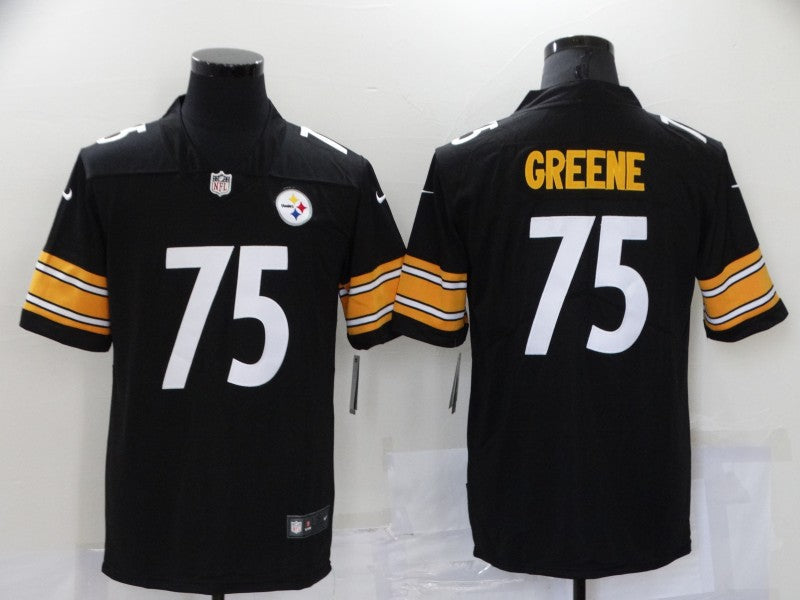 Men's Pittsburgh Steelers Joe Greene #75 Black Game Jerseys