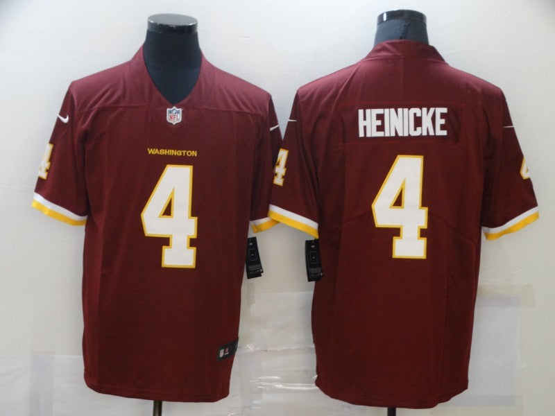 Men's Washington Commanders Taylor Heinicke #4 Red Game Jerseys