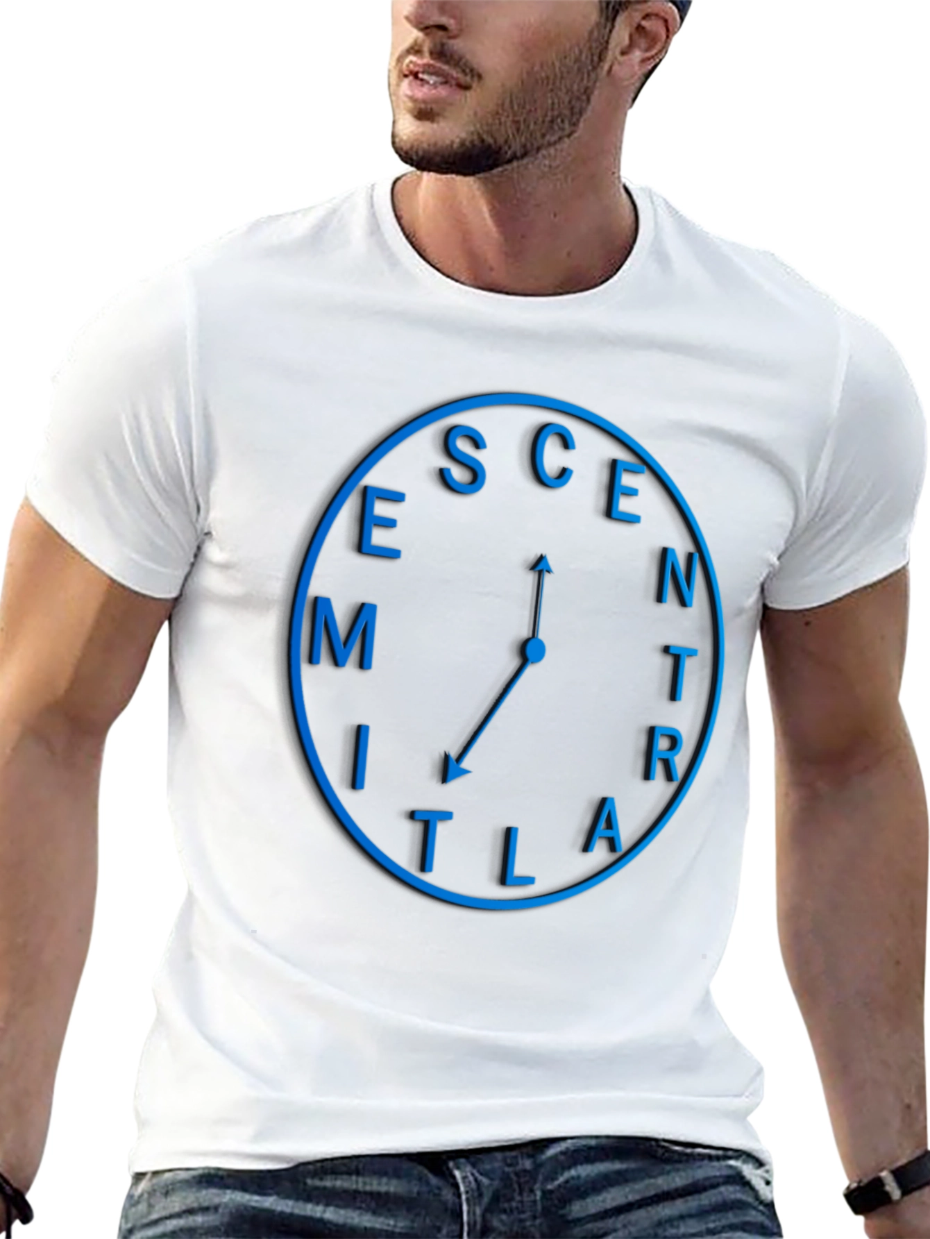 Eccentric Time Black T-Shirt