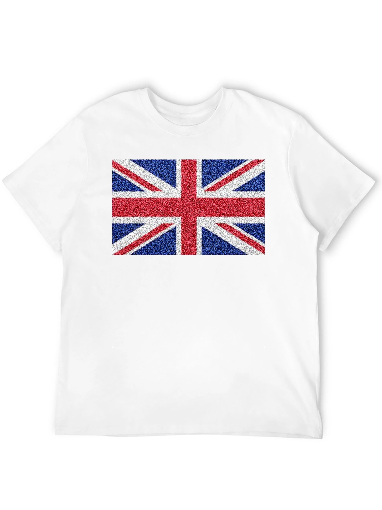 Union Jack T-Shirt - British Flag Glitter