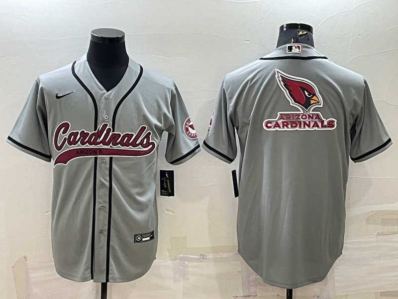 Men's Arizona Cardinals Gray Game Jerseys