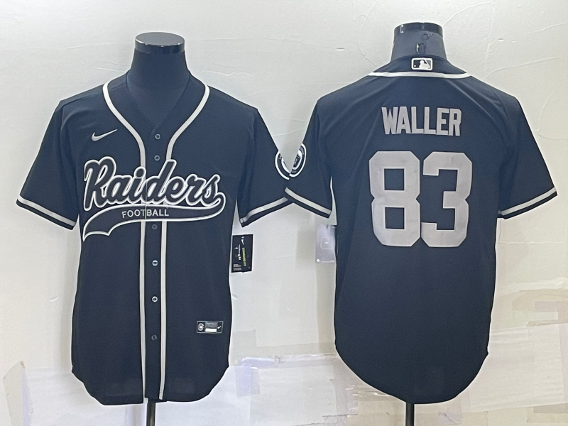 Men's Las Vegas Raiders Darren Waller #83 Black Game Jerseys Joint Edition