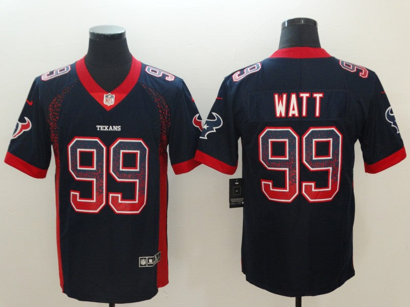 Men's Houston Texans J.J. Watt #99 Navy Player Game Jerseys