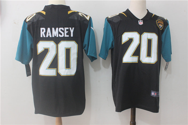 Men's Jacksonville Jaguars Jalen Ramsey #20 Black Alternate Player Game Jerseys