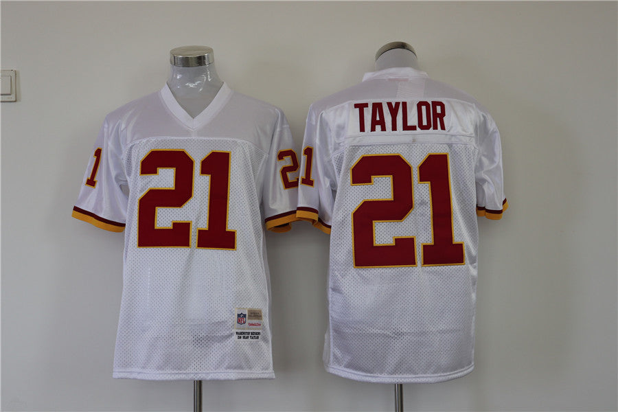 Men's Washington Redskins Sean Taylor Mitchell & Ness White Legacy Replica Jerseys