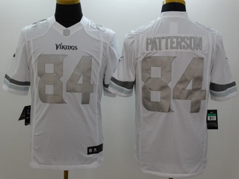 Men's Minnesota Vikings Cordarrelle Patterson #84 White Game Jerseys