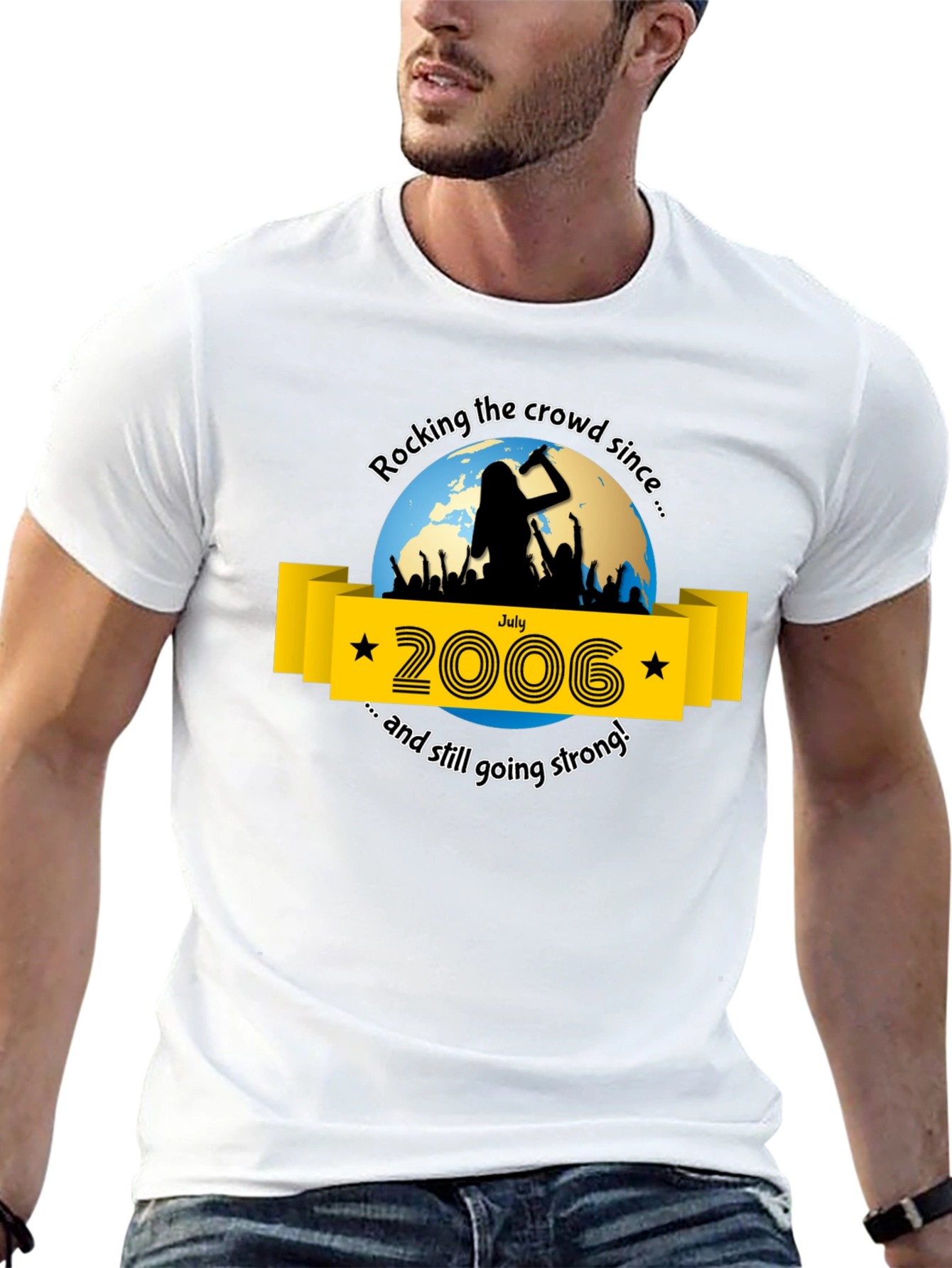 Rocking Since 2006 Black T-Shirt