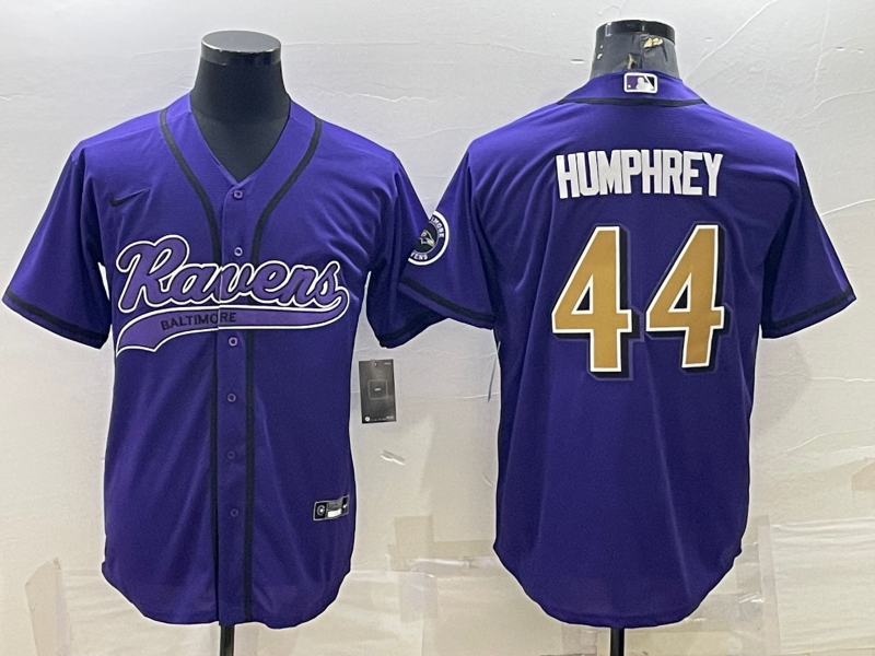 Men's Baltimore Ravens Marlon Humphrey #44 Purple Player Jerseys Joint Edition
