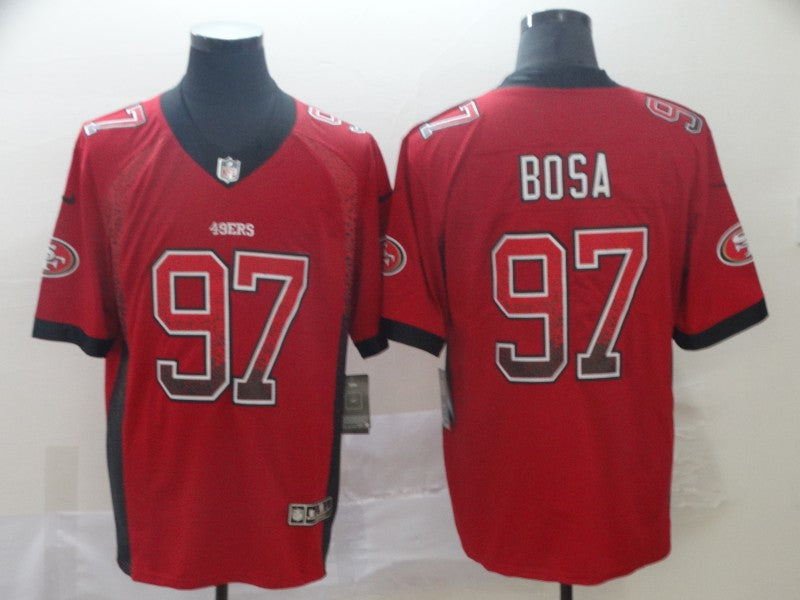Men's San Francisco 49ers Nick Bosa #97 Red Game Jerseys
