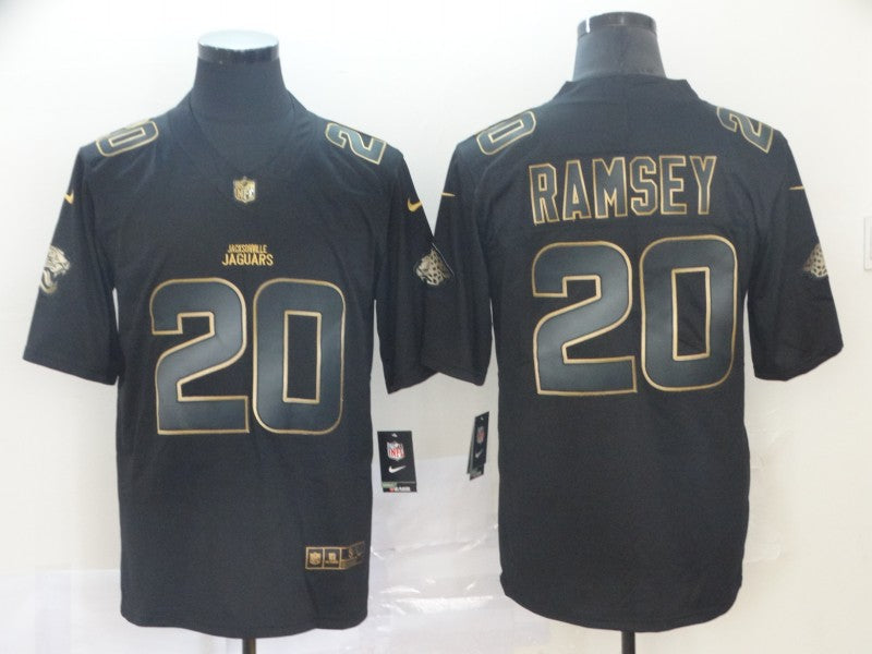 Men's Jacksonville Jaguars #20 Jalen Ramsey Black Game Jerseys