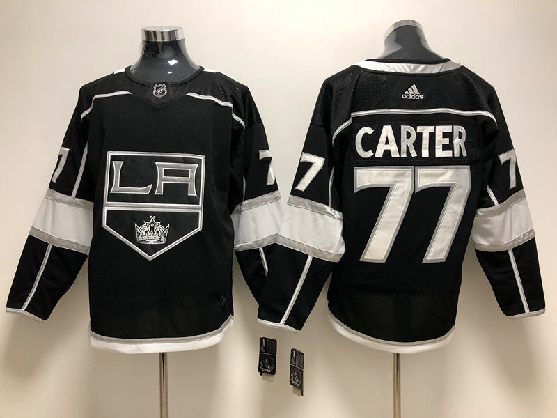 Men's Los Angeles Kings Jeff Carter #77 Black Home Breakaway Player Jerseys