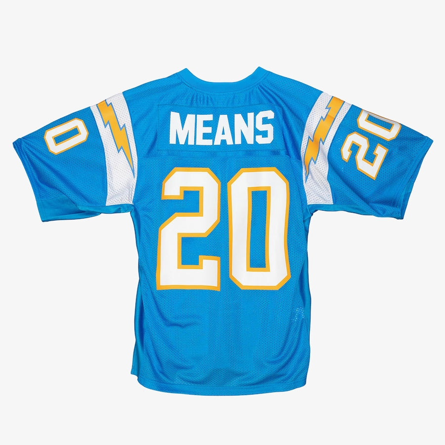 Men's Natrone Means Powder Blue San Diego Chargers 1994 Jersey