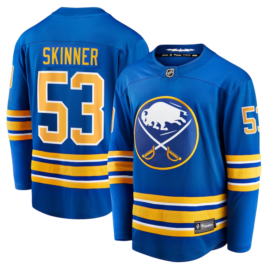 Men's Buffalo Sabres Jeff Skinner #53 Royal Replica Player Jerseys