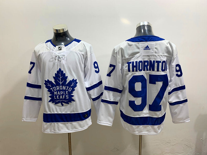 Men's Toronto Maple Leafs Joe Thornton #97 White Player Game Jerseys