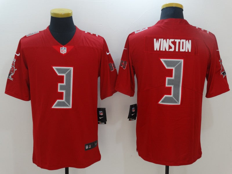 Men's Tampa Bay Buccaneers Jameis Winston #3 Red Game Jerseys