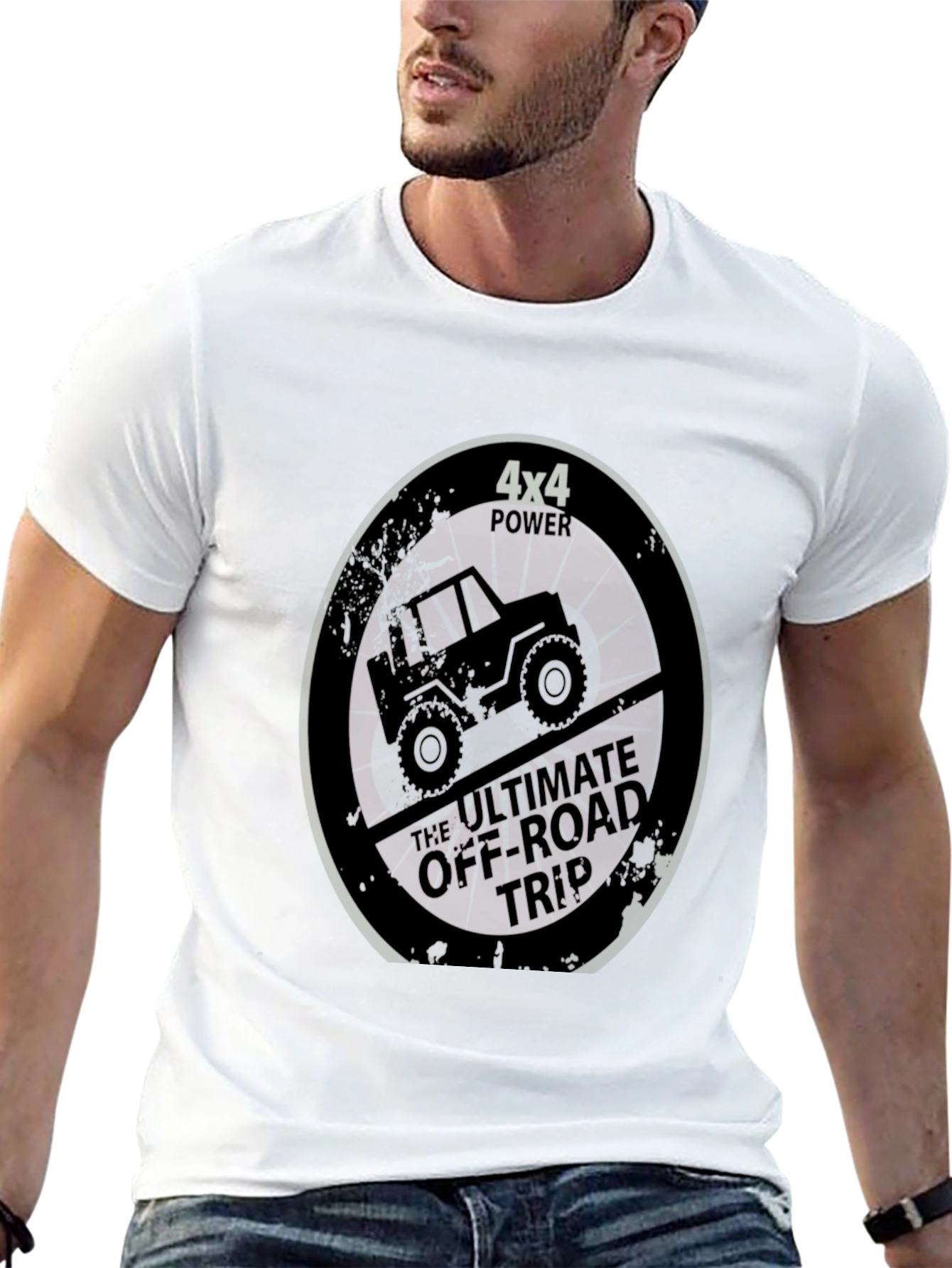 4x4 Off-Road Trip Black T-Shirt