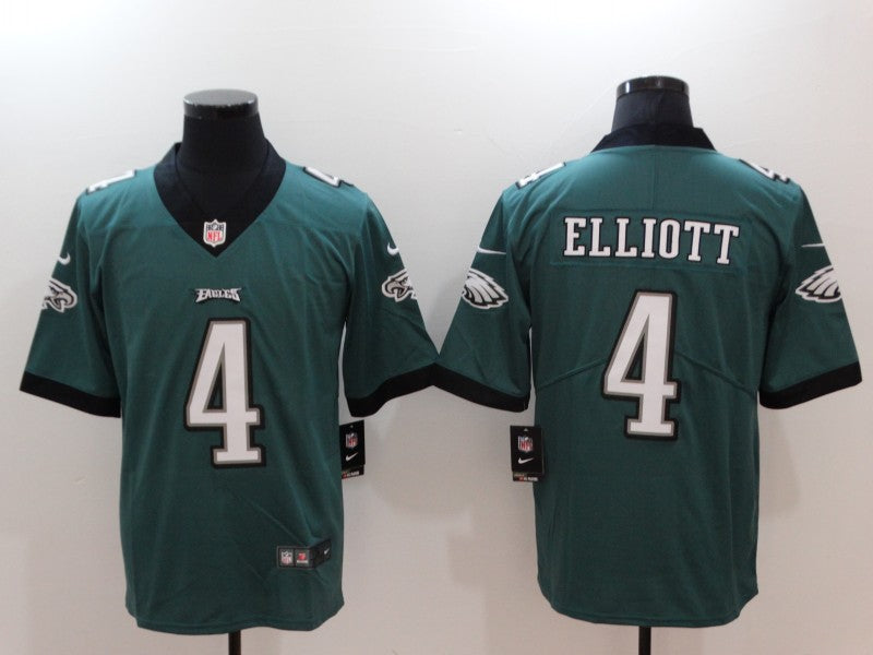 Men's Philadelphia Eagles Jake Elliott #4 Midnight Green Game Jerseys