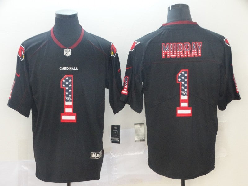 Men's Arizona Cardinals Kyler Murray #1 Black Alternate Game Jerseys