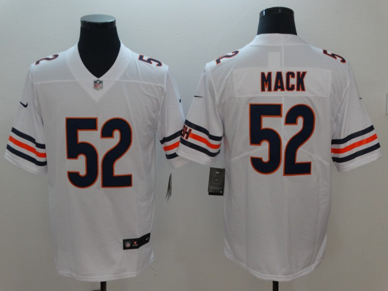 Men's Chicago Bears #52 Khalil Mack Season Jerseys White