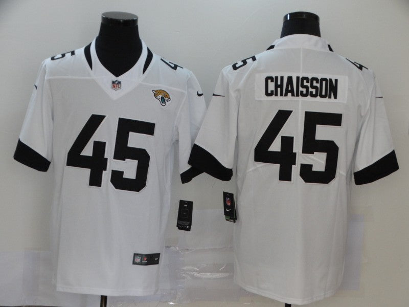 Men's Jacksonville Jaguars K'Lavon Chaisson #45 White Game Jerseys