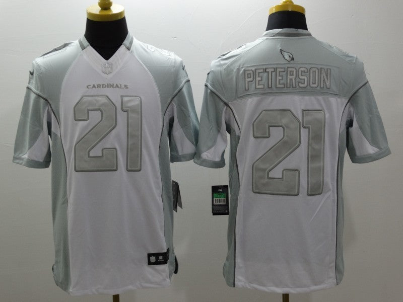 Men's Arizona Cardinals Patrick Peterson #21 White Game Jerseys