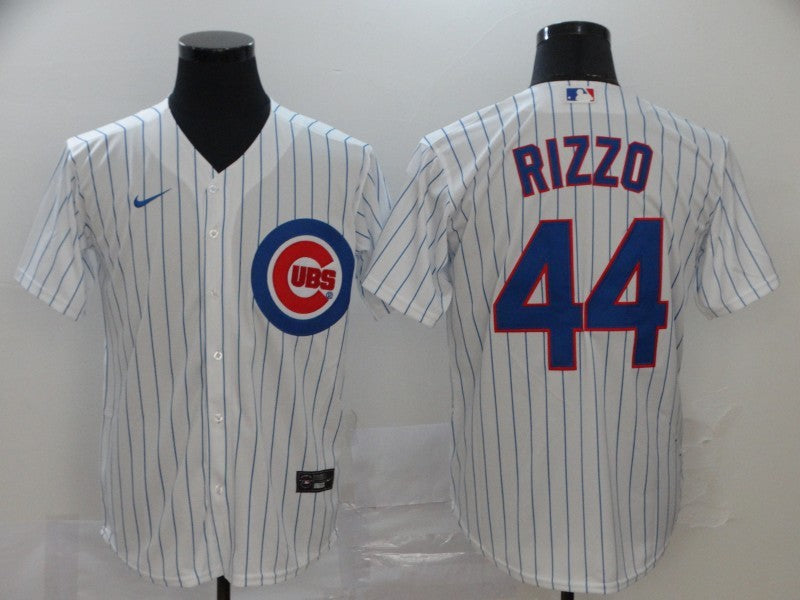 Men's Chicago Cubs Anthony Rizzo #44 White Replica Baseball Jerseys