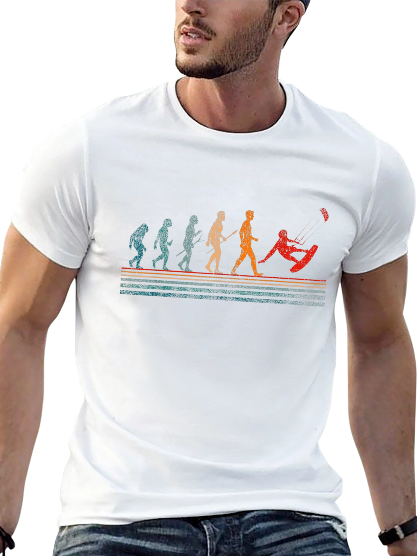 Evolution of Kitesurfing Graphic Tee