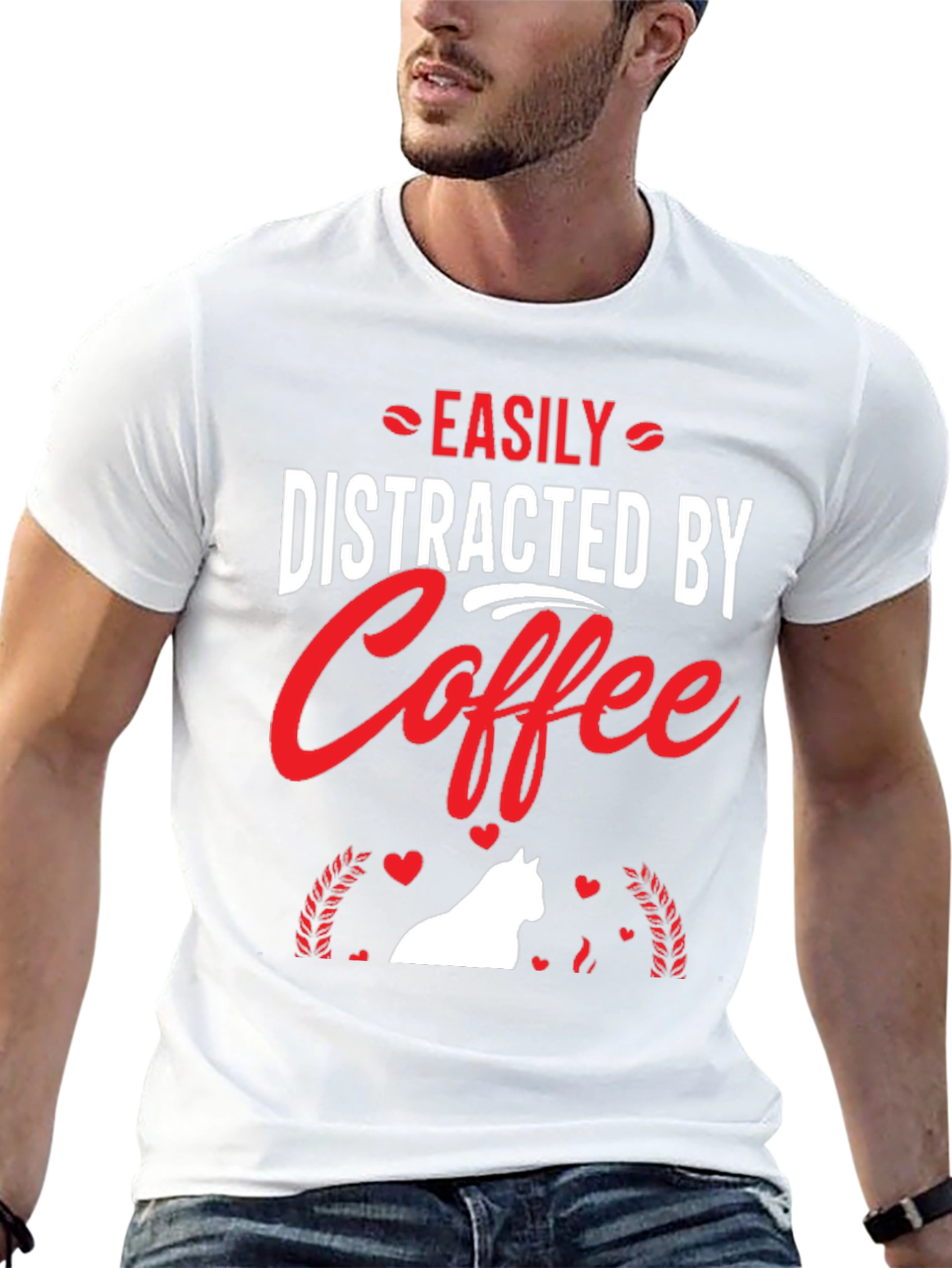 Easily Distracted By Coffee T-Shirt