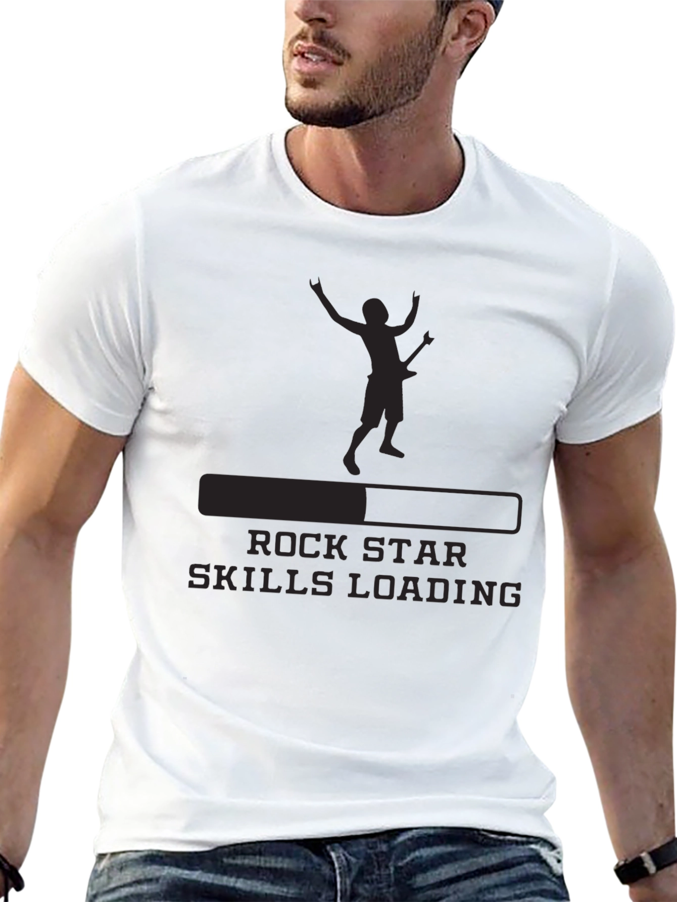 Rock Star Skills Loading T-Shirt - Music Fan Tee