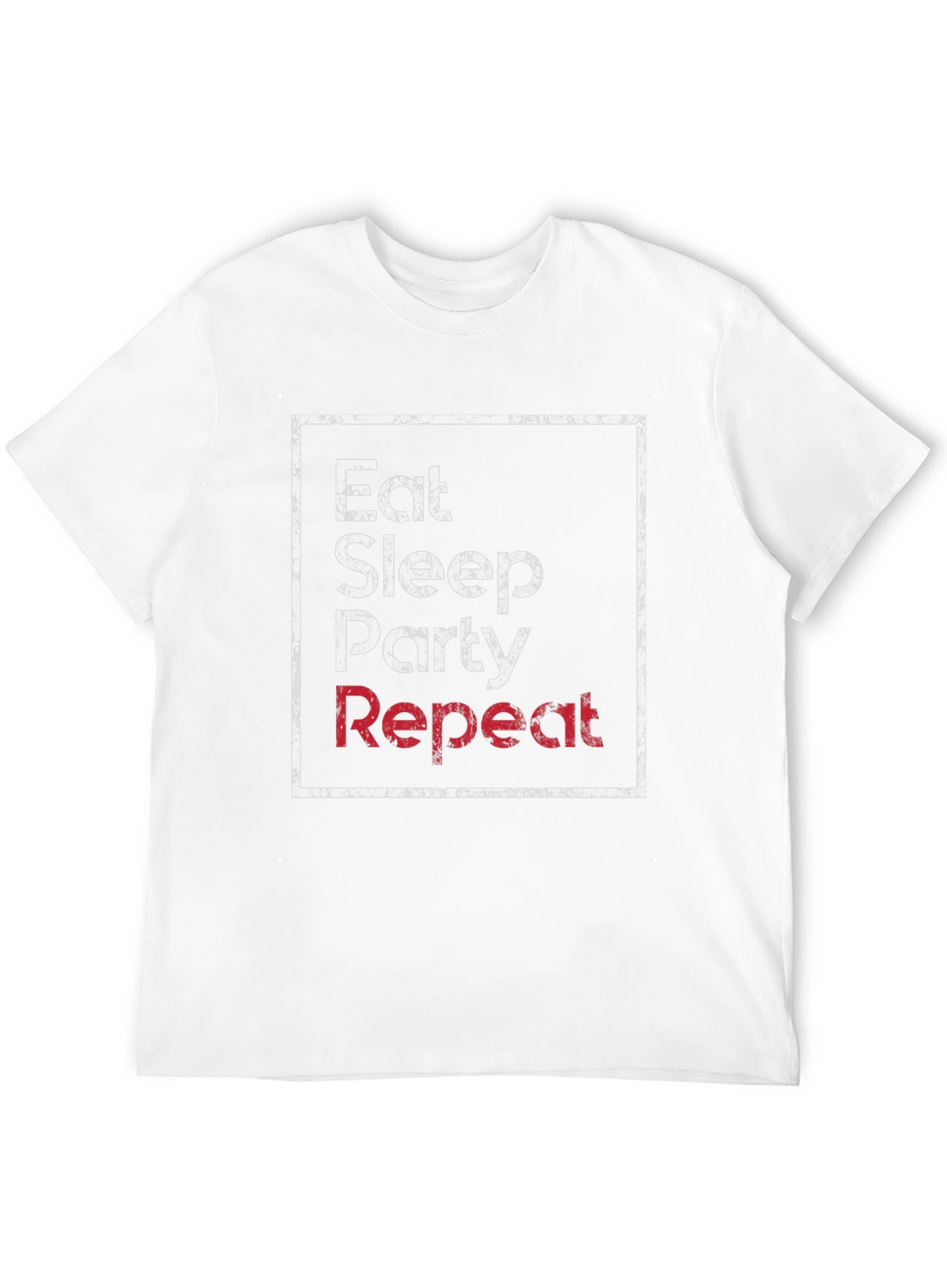Eat Sleep Party Repeat Graphic Tee